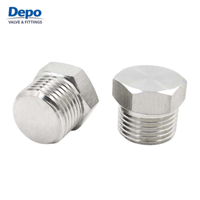 고압용 고품질 ASME B16.11 ASTM A182 F316/316L 육각 머리 플러그 단조 피팅